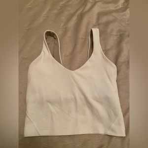 LuluLemon align tank (white)